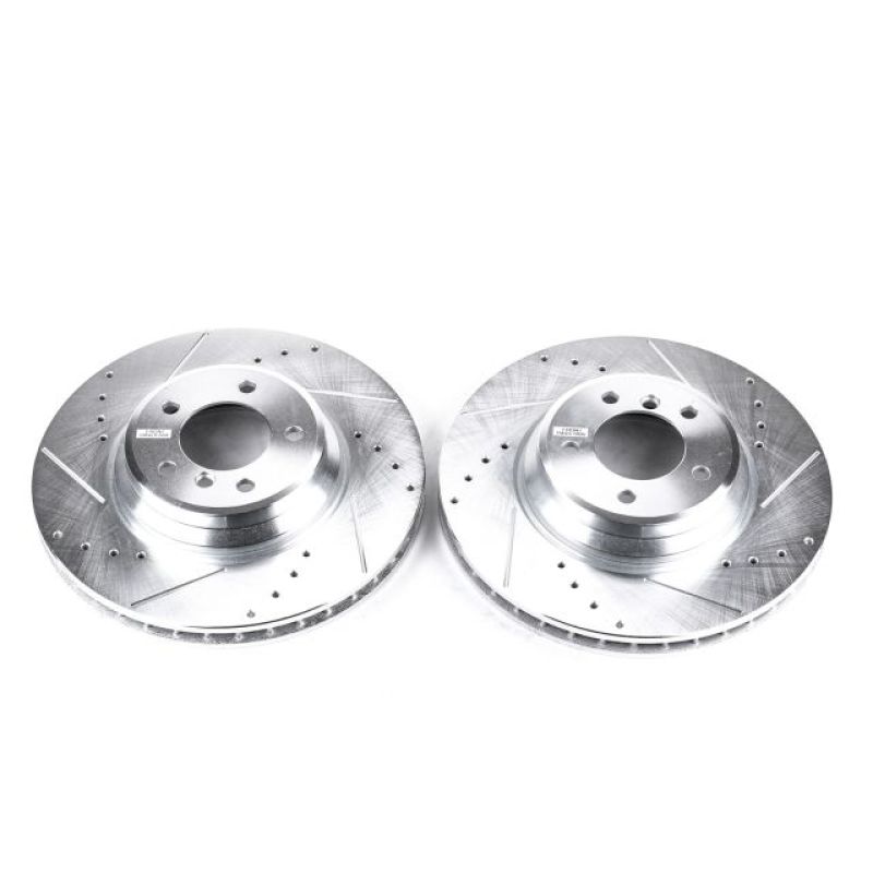 Power Stop 09-11 BMW 335d Front Evolution Drilled & Slotted Rotors - Pair - EBR850XPR