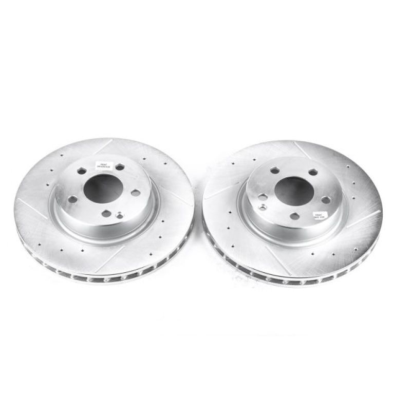 Power Stop 2006 Mercedes-Benz E350 Front Evolution Drilled & Slotted Rotors - Pair - EBR862XPR