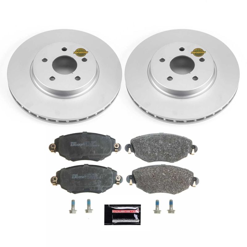 Power Stop 02-08 Jaguar X-Type Front Euro-Stop Brake Kit - ESK1373