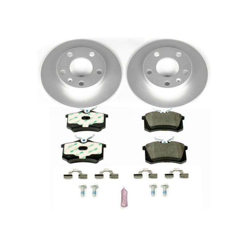 Power Stop 02-06 Audi A4 Rear Euro-Stop Brake Kit - ESK3129