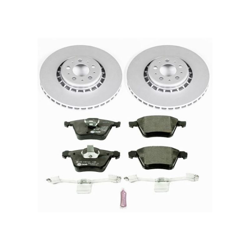 Power Stop 03-14 Volvo XC90 Front Euro-Stop Brake Kit - ESK4552