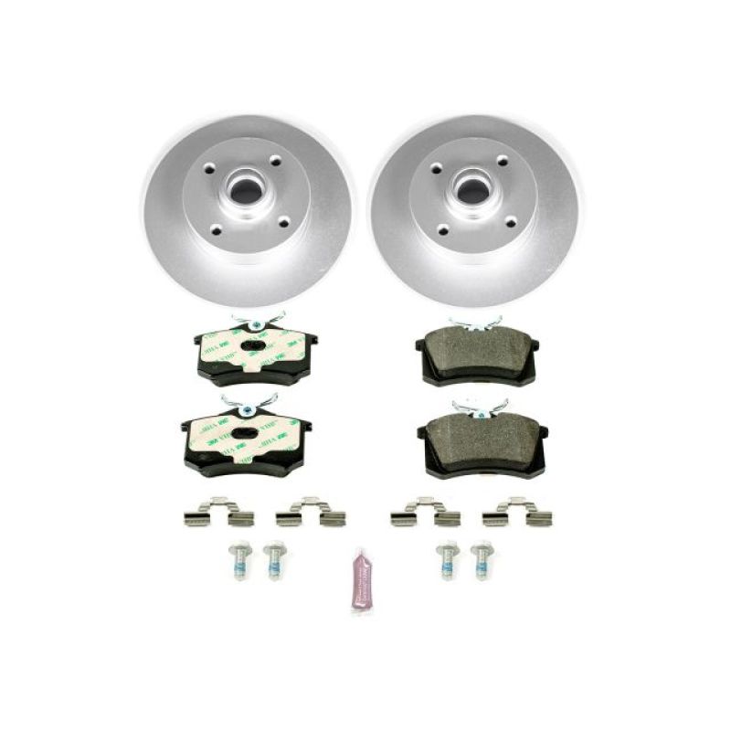 Power Stop 99-02 Volkswagen Cabrio Rear Euro-Stop Brake Kit - ESK369