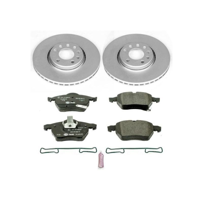 Power Stop 99-02 Saab 9-3 Front Euro-Stop Brake Kit - ESK5218