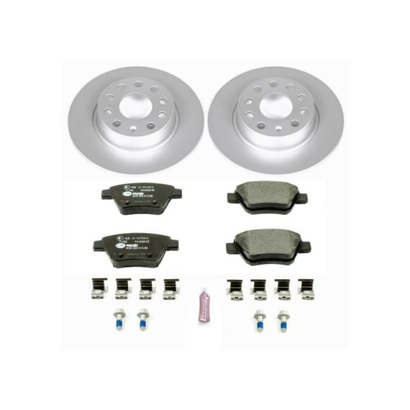 Power Stop 10-12 Audi A3 Rear Euro-Stop Brake Kit - ESK5667