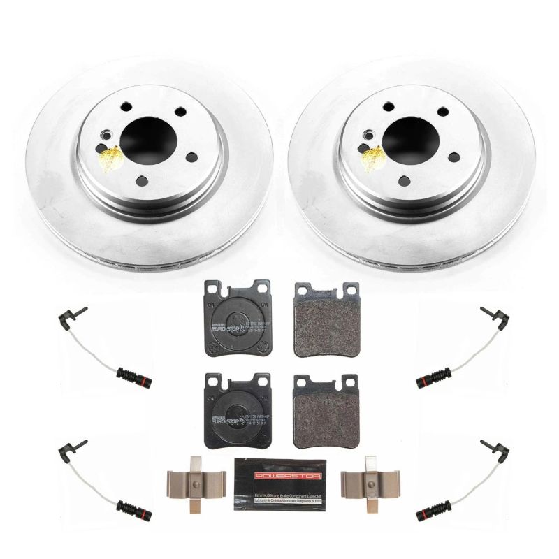 Power Stop 98-00 Mercedes-Benz C43 AMG Rear Euro-Stop Brake Kit - ESK6472