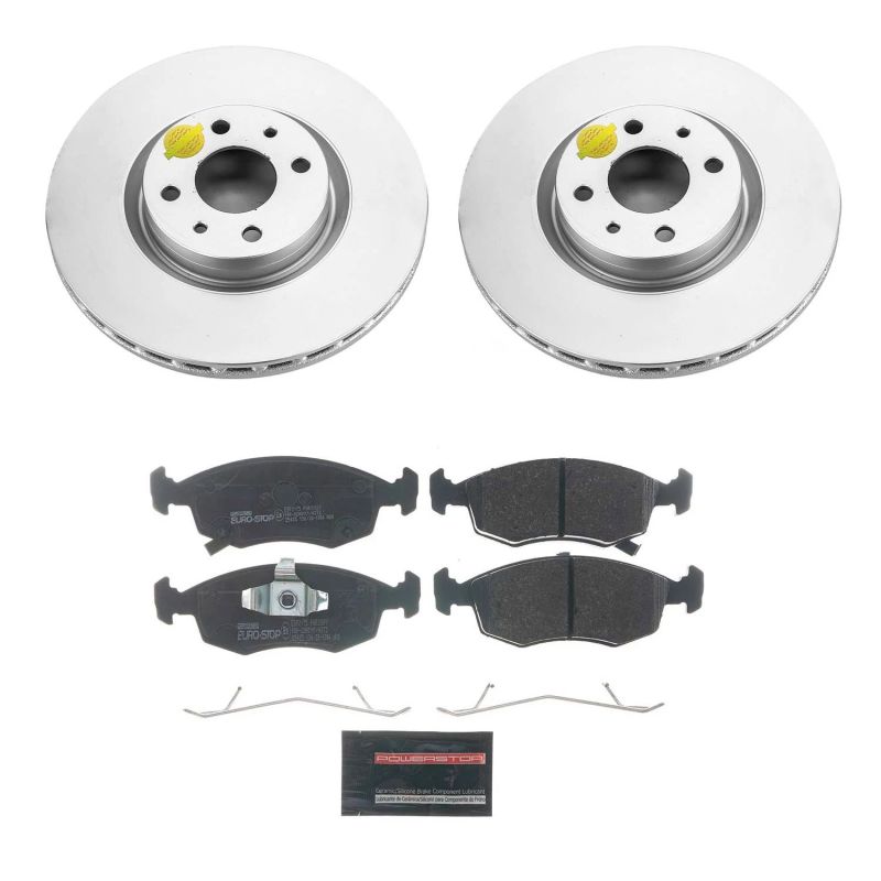 Power Stop 13-18 Fiat 500 Front Euro-Stop Brake Kit - ESK7168