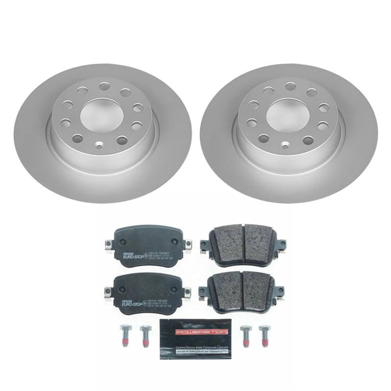 Power Stop 15-18 Volkswagen GTI Rear Euro-Stop Brake Kit - ESK7053