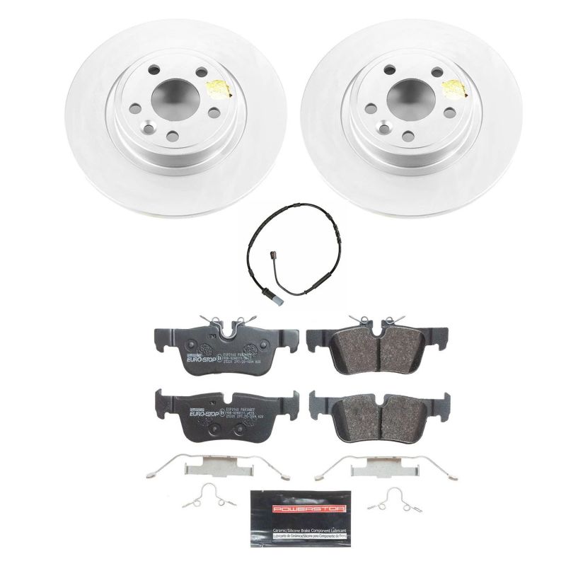 Power Stop 14-20 BMW i3 Rear Euro-Stop Brake Kit - ESK8110