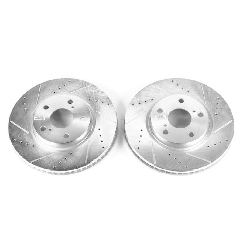 Power Stop 2006 Lexus GS300 Front Evolution Drilled & Slotted Rotors - Pair - JBR1147XPR