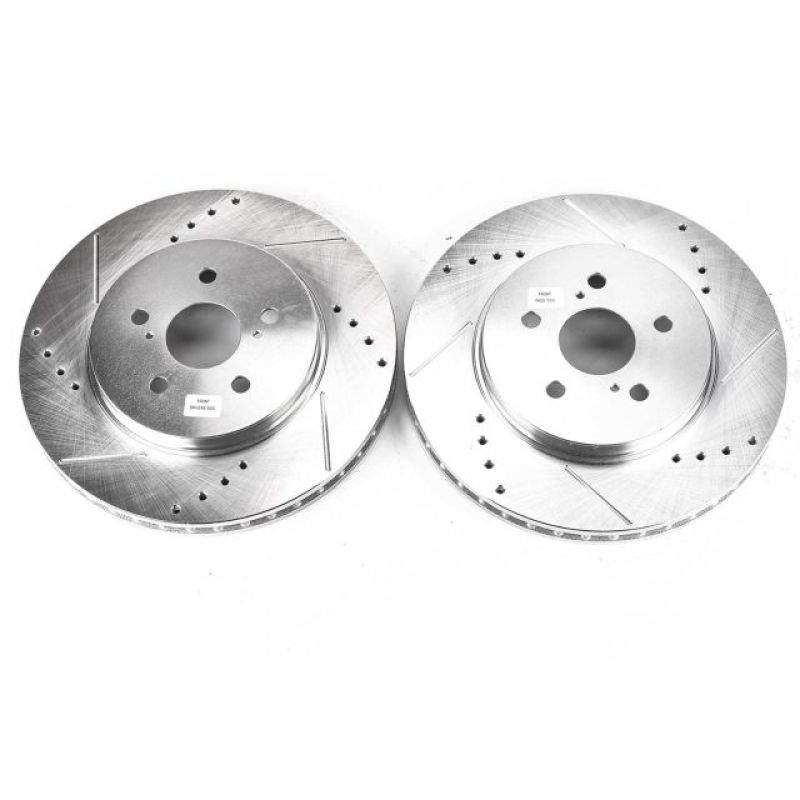 Power Stop 04-06 Lexus RX330 Front Evolution Drilled & Slotted Rotors - Pair - JBR1152XPR