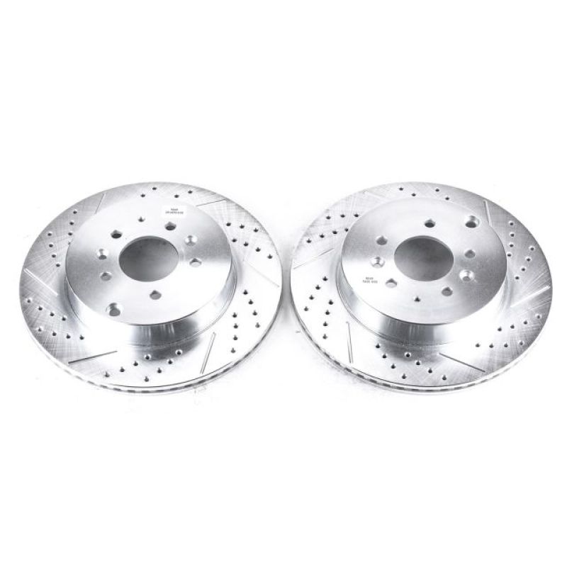 Power Stop 07-15 Mazda CX-9 Rear Evolution Drilled & Slotted Rotors - Pair - JBR1398XPR