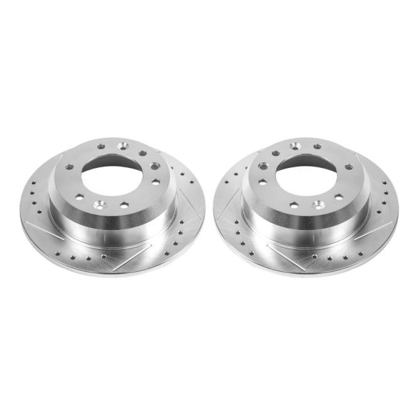 Power Stop 07-08 Hyundai Entourage Rear Evolution Drilled & Slotted Rotors - Pair - JBR1517XPR