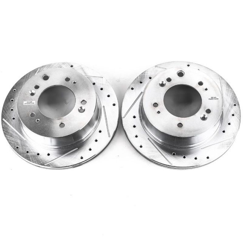 Power Stop 07-09 Kia Sorento Rear Evolution Drilled & Slotted Rotors - Pair - JBR1519XPR