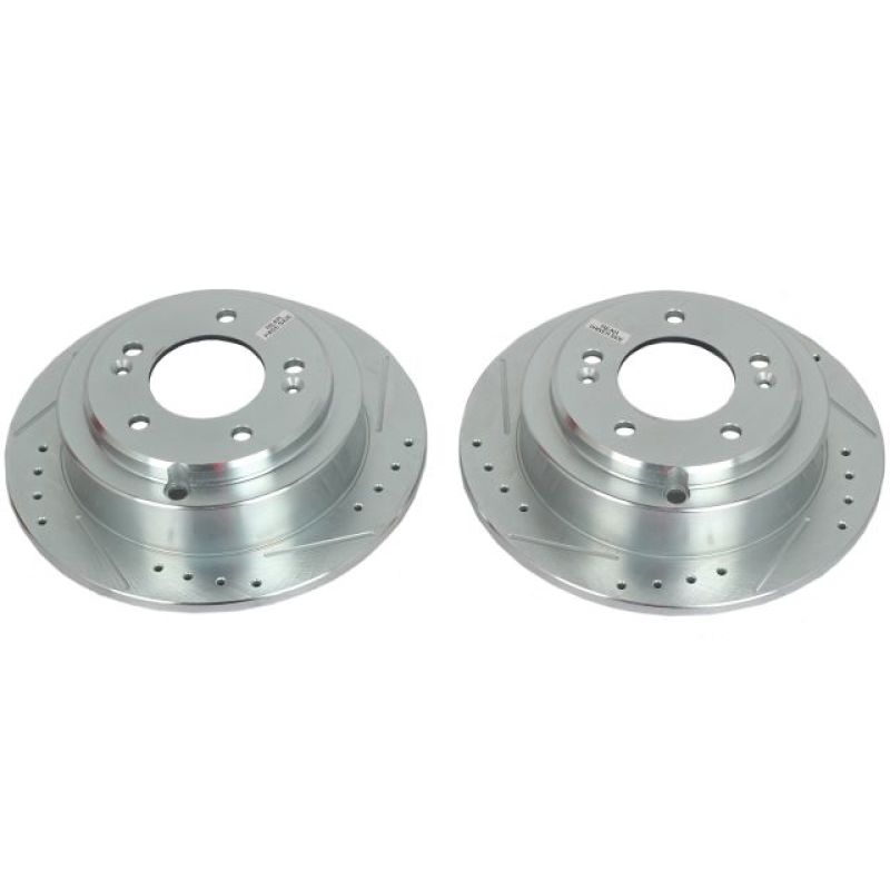 Power Stop 04-06 Kia Amanti Rear Evolution Drilled & Slotted Rotors - Pair - JBR1523XPR