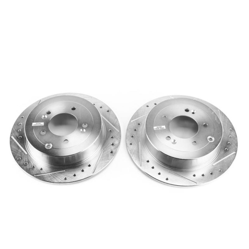 Power Stop 16-18 Hyundai Tucson Rear Evolution Drilled & Slotted Rotors - Pair - JBR1731XPR