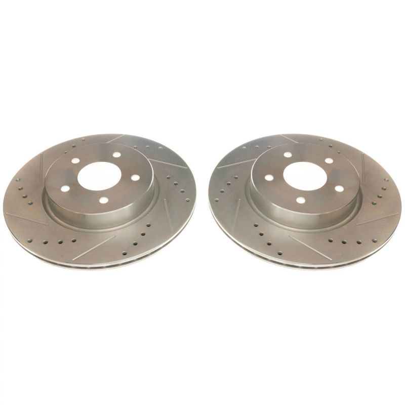 Power Stop 19-20 Infiniti QX50 Rear Evolution Drilled & Slotted Rotors - Pair - JBR1775XPR