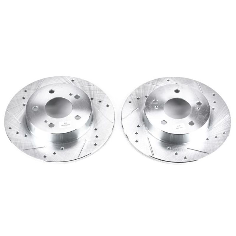 Power Stop 96-01 Infiniti I30 Rear Evolution Drilled & Slotted Rotors - Pair - JBR752XPR