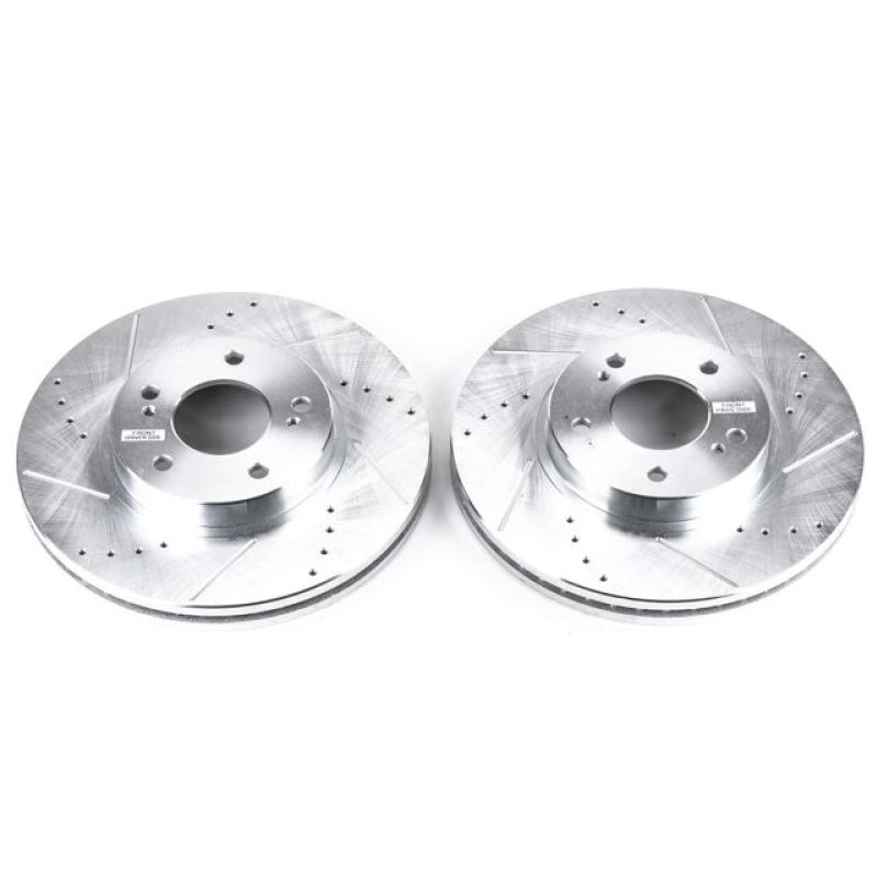 Power Stop 97-01 Infiniti Q45 Front Evolution Drilled & Slotted Rotors - Pair - JBR758XPR