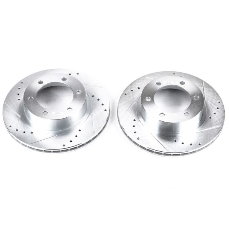 Power Stop 96-02 Toyota 4Runner Front Evolution Drilled & Slotted Rotors - Pair - JBR794XPR