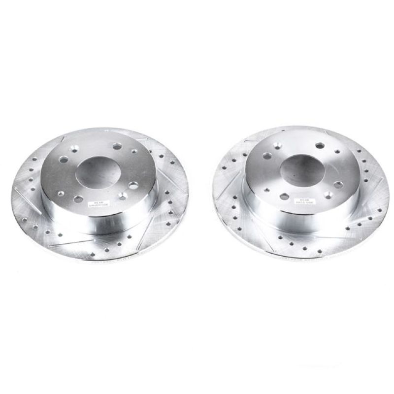 Power Stop 98-99 Acura CL Rear Evolution Drilled & Slotted Rotors - Pair - JBR799XPR