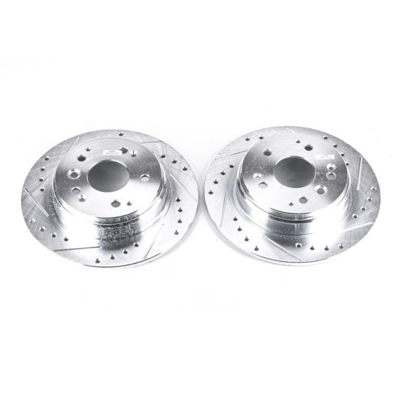 Power Stop 04-08 Acura TL Rear Evolution Drilled & Slotted Rotors - Pair - JBR987XPR