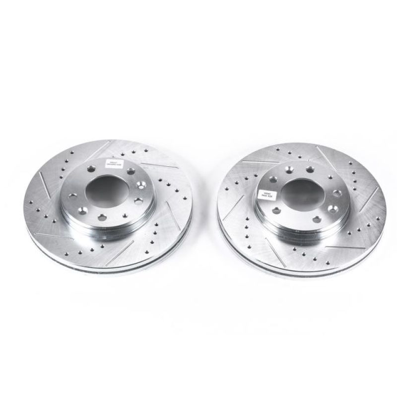 Power Stop 03-05 Mazda 6 Front Evolution Drilled & Slotted Rotors - Pair - JBR998XPR
