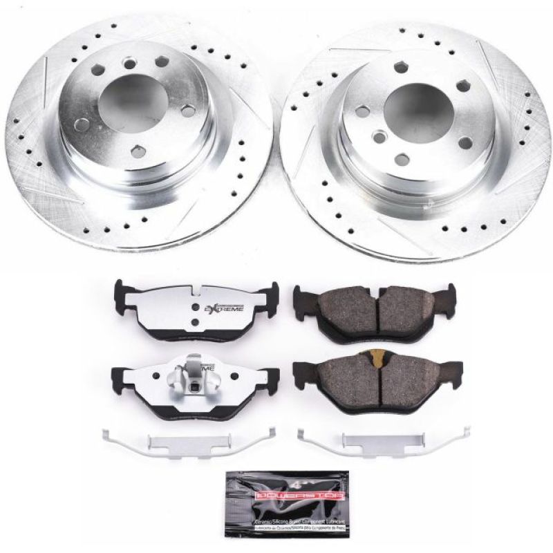 Power Stop 2006 BMW 325i Rear Z26 Street Warrior Brake Kit - K044-26