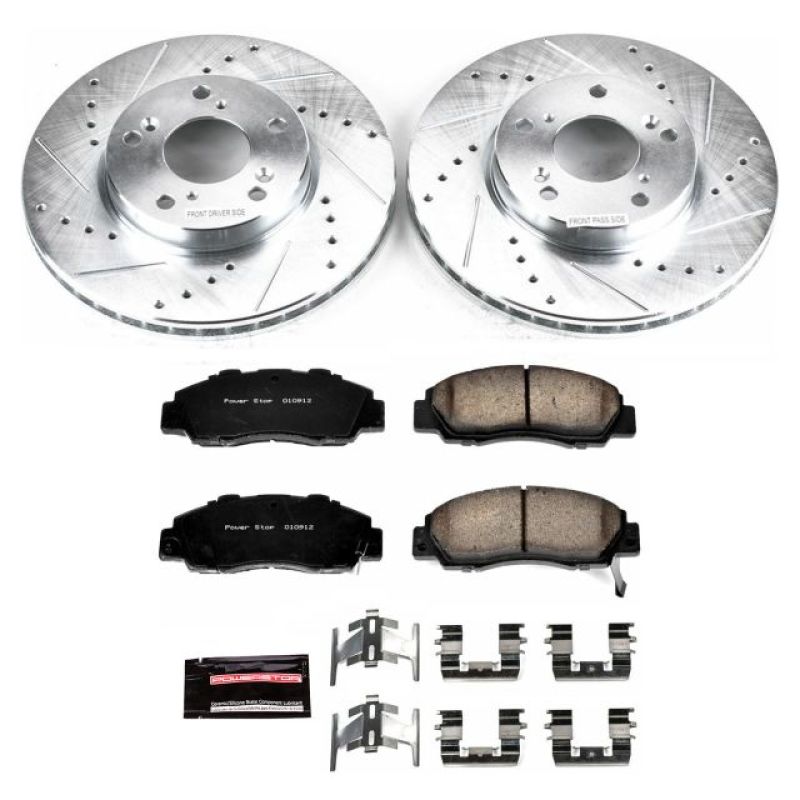 Power Stop 98-02 Honda Accord Front Z23 Evolution Sport Brake Kit - K1041