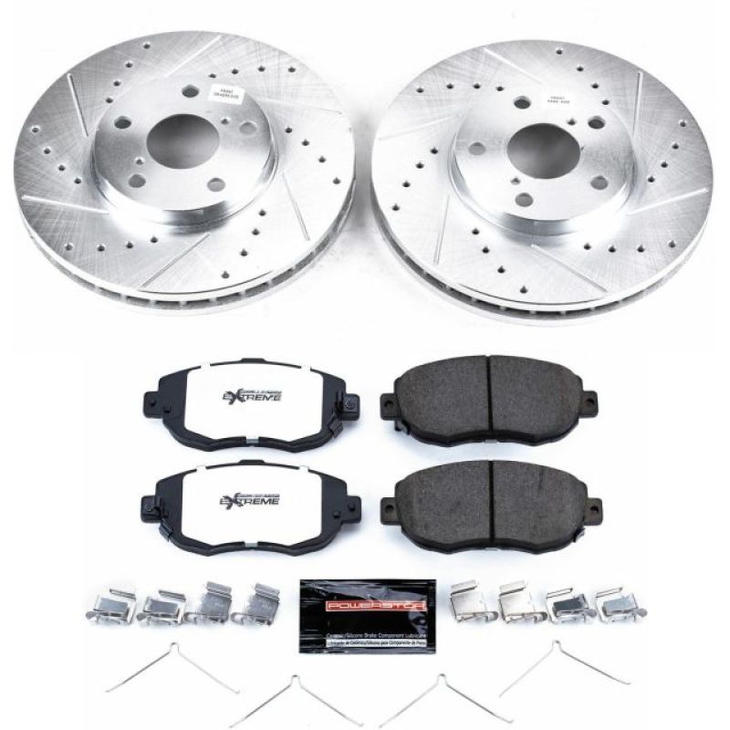 Power Stop 93-05 Lexus GS300 Front Z26 Street Warrior Brake Kit - K1077-26