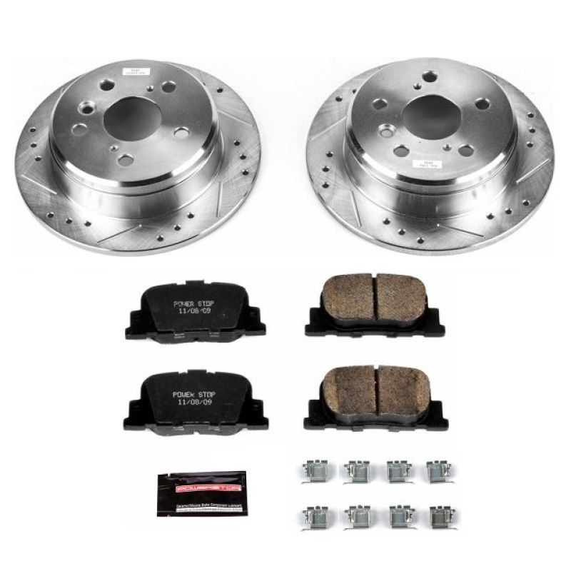 Power Stop 00-01 Lexus ES300 Rear Z23 Evolution Sport Brake Kit - K1084