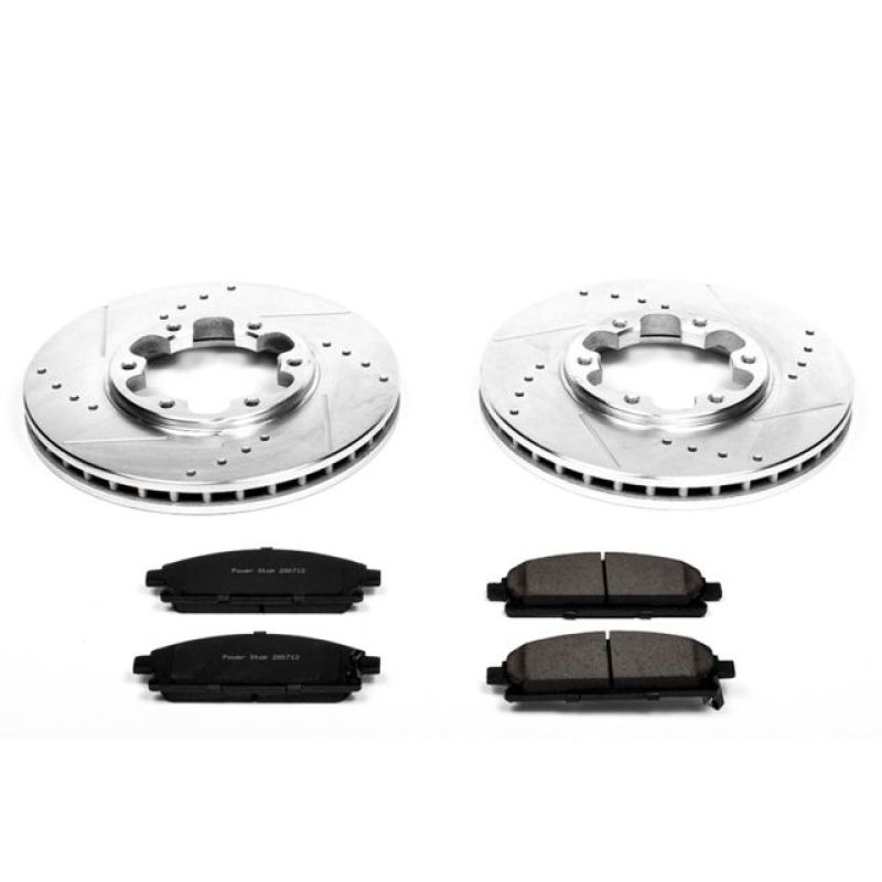 Power Stop 96-98 Nissan Pathfinder Front Z23 Evolution Sport Brake Kit - K1175