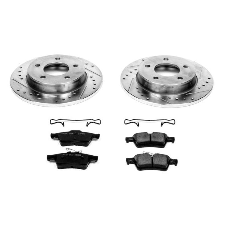 Power Stop 06-13 Mazda 3 Rear Z23 Evolution Sport Brake Kit - K123