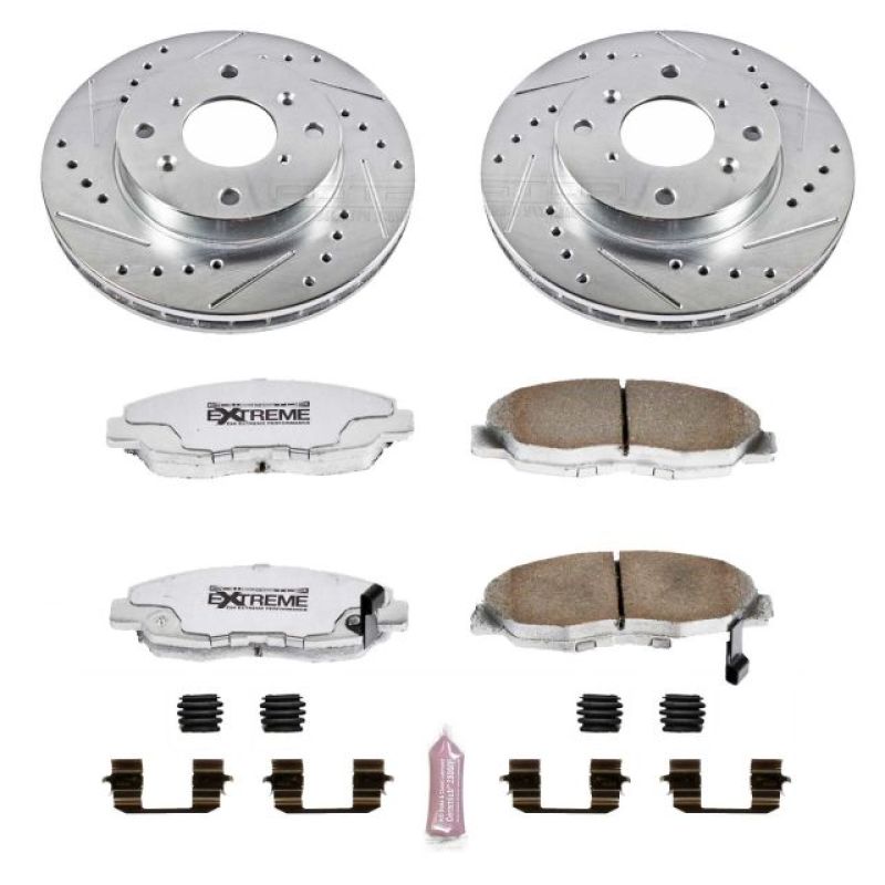 Power Stop 98-99 Acura CL Front Z26 Street Warrior Brake Kit - K1239-26