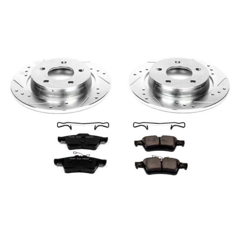 Power Stop 04-13 Mazda 3 Rear Z23 Evolution Sport Brake Kit - K129