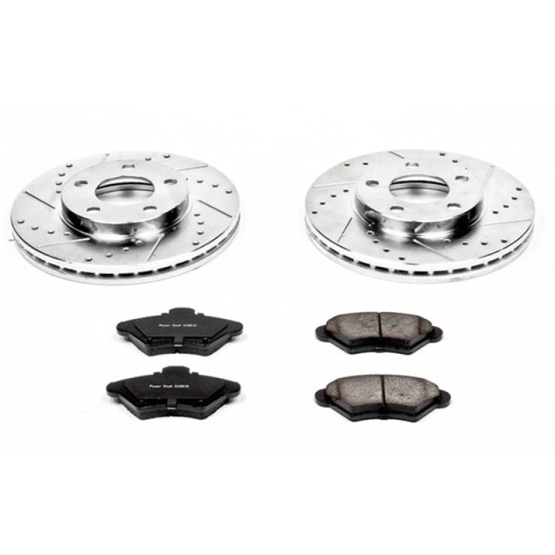 Power Stop 94-98 Ford Mustang Front Z23 Evolution Sport Brake Kit - K1299