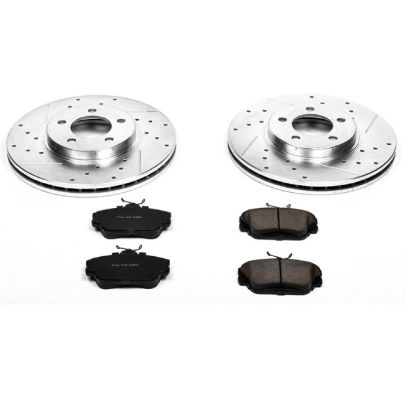 Power Stop 96-99 Ford Taurus Front Z23 Evolution Sport Brake Kit - K1318