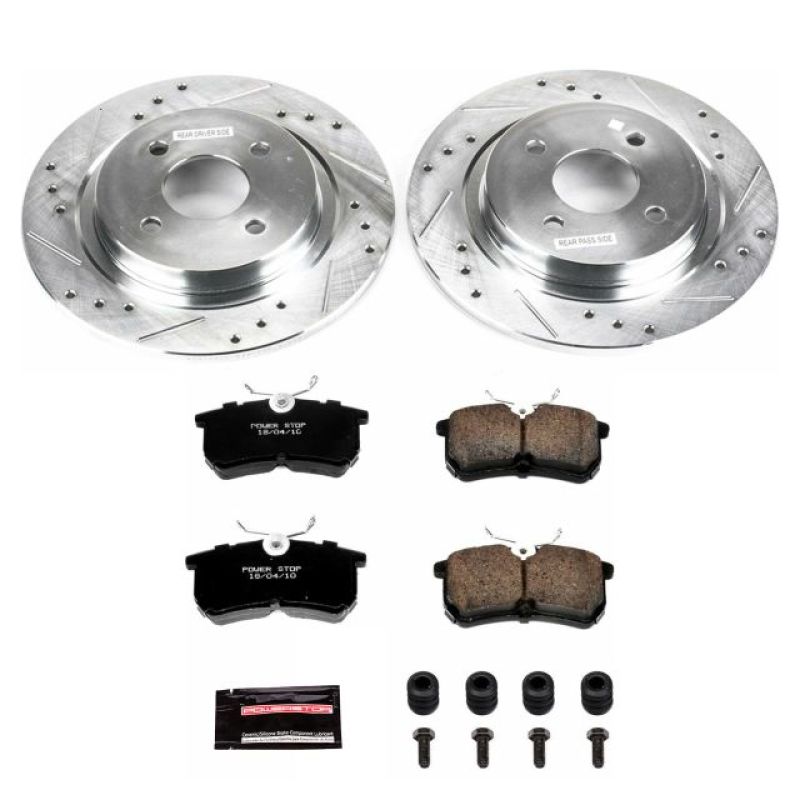 Power Stop 02-04 Ford Focus Rear Z23 Evolution Sport Brake Kit - K1376