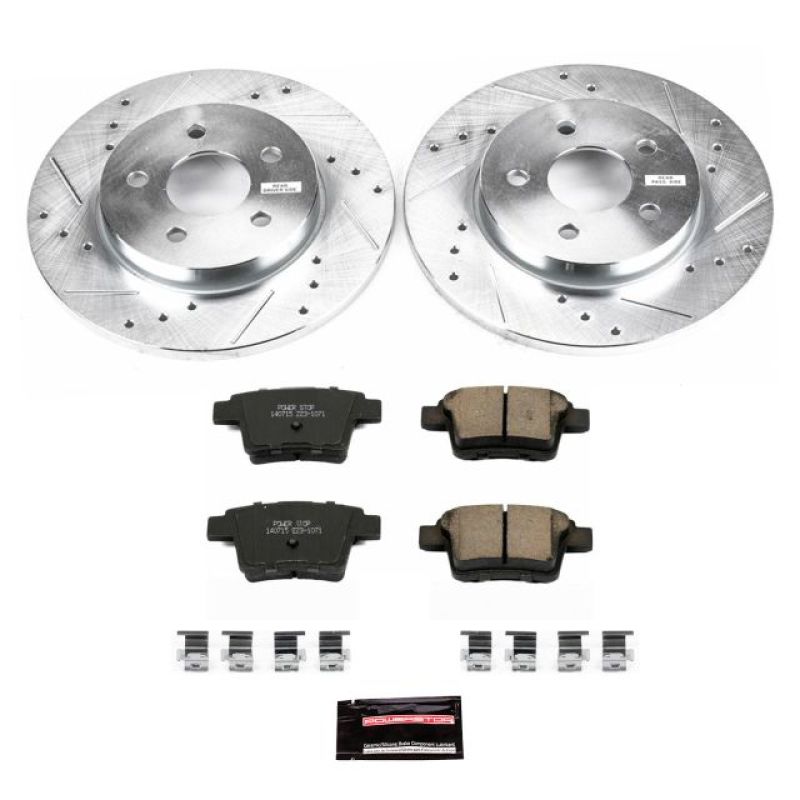 Power Stop 05-08 Jaguar X-Type Rear Z23 Evolution Sport Brake Kit - K1379