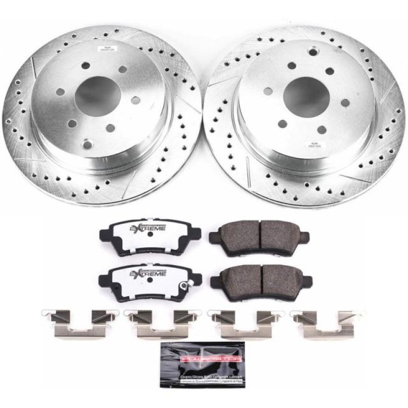 Power Stop 05-12 Nissan Pathfinder Rear Z36 Truck & Tow Brake Kit - K147-36