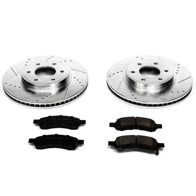 Power Stop 06-09 Chevrolet Trailblazer Front Z23 Evolution Sport Brake Kit - K1453