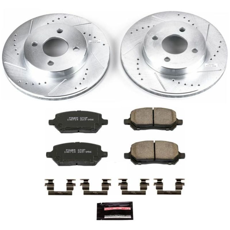 Power Stop 05-10 Chevrolet Cobalt Front Z23 Evolution Sport Brake Kit - K1604