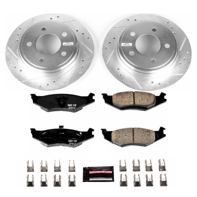 Power Stop 93-94 Chrysler Concorde Rear Z23 Evolution Sport Brake Kit - K1667