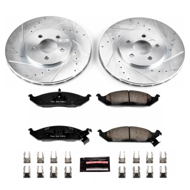 Power Stop 95-00 Chrysler Cirrus Front Z23 Evolution Sport Brake Kit - K1679