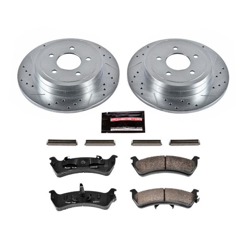 Power Stop 2003 Ford Explorer Sport Rear Z23 Evolution Sport Brake Kit - K1770