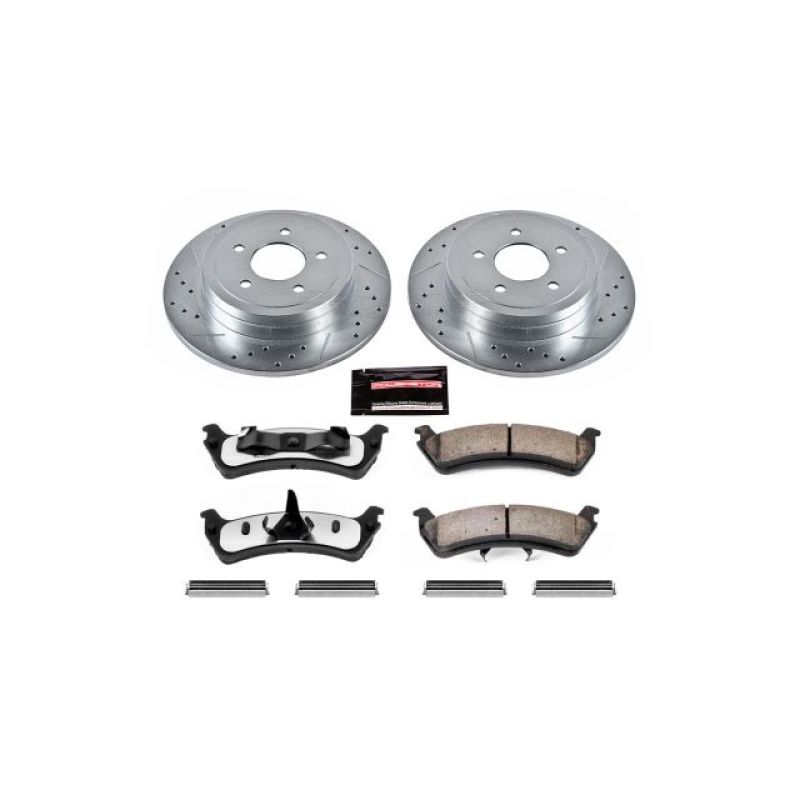 Power Stop 2003 Ford Explorer Sport Rear Z36 Truck & Tow Brake Kit - K1770-36
