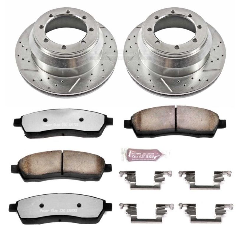 Power Stop 99-04 Ford F-350 Super Duty Rear Z36 Truck & Tow Brake Kit - K1889-36