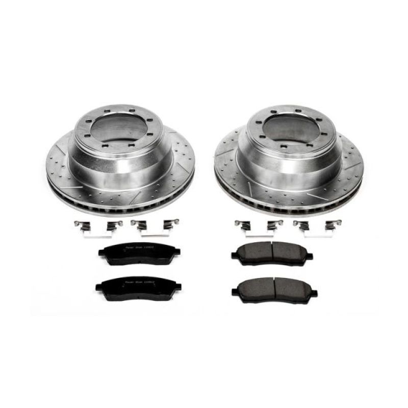 Power Stop 99-04 Ford F-350 Super Duty Rear Z23 Evolution Sport Brake Kit - K1889