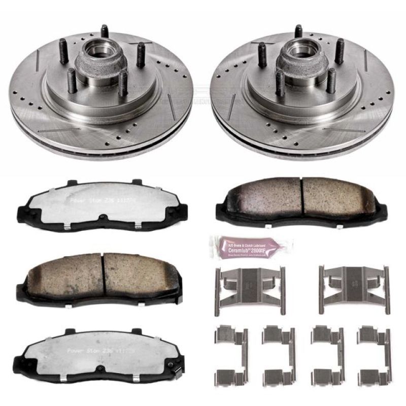 Power Stop 00-03 Ford F-150 Front Z36 Truck & Tow Brake Kit - K1914-36