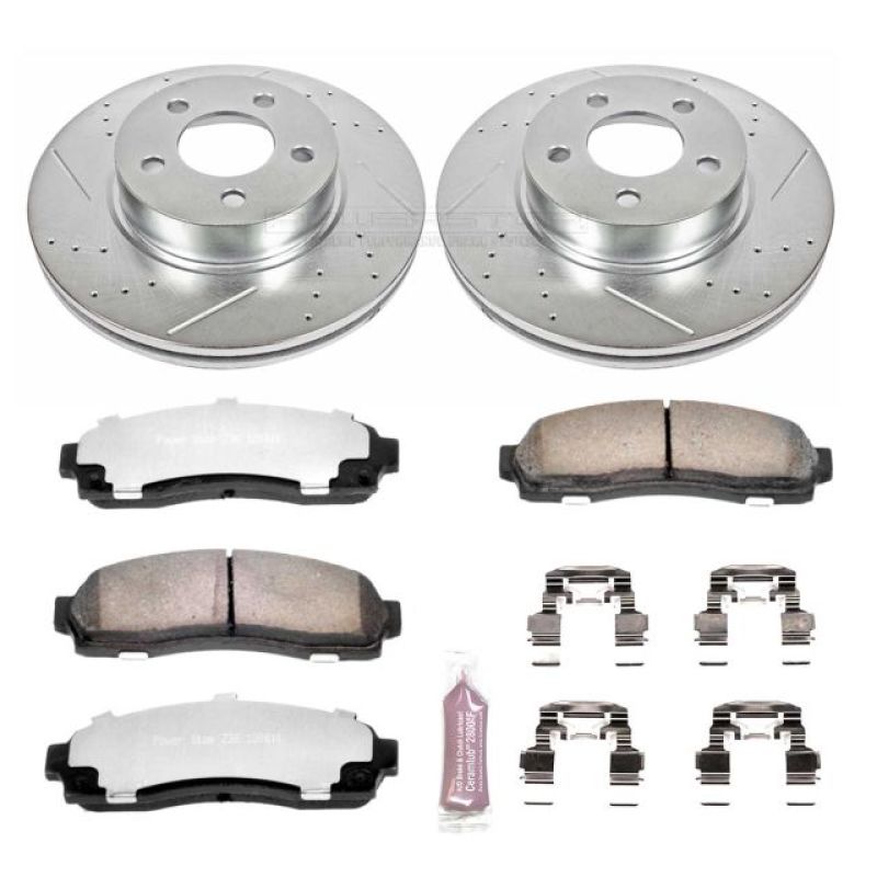 Power Stop 01-03 Ford Explorer Sport Front Z36 Truck & Tow Brake Kit - K1923-36