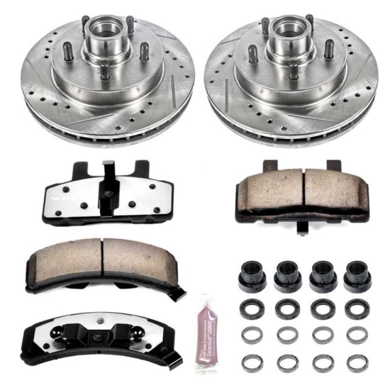 Power Stop 95-99 Chevrolet C1500 Front Z36 Truck & Tow Brake Kit - K1990-36